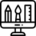 Representing Web Design Services With A Computer Screen Icon