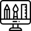 Representing Web Design Services With A Computer Screen Icon