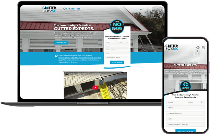 Displaying a home service company image related to exterior work