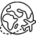 Displaying a travel or tour industry icon graphic